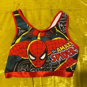 The Amazing Spider Man Workout Bra
